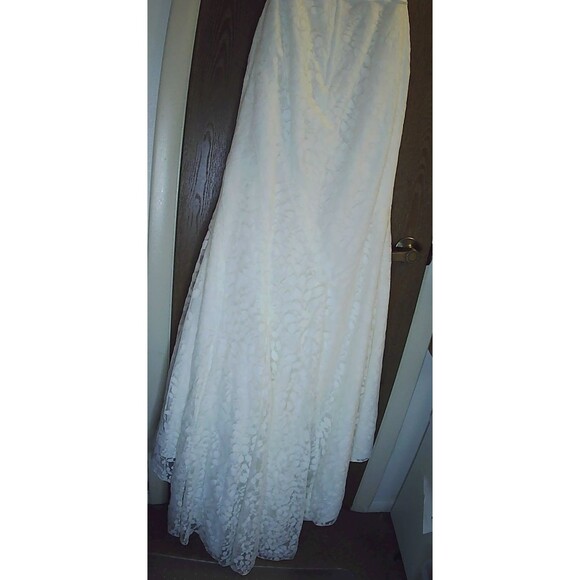 NWT Galina Davids Bridal Womens 6 Wedding Dress and Slip Lacy $600 MSRP - Picture 7 of 15